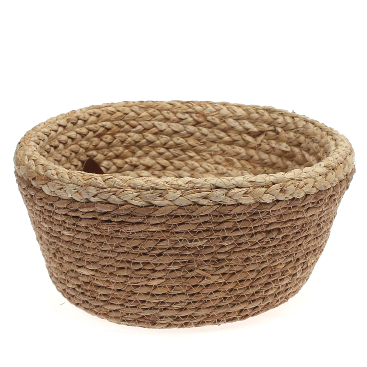 Storage Basket M Beige & White 13 X 13 X 10 Inch CZG-26