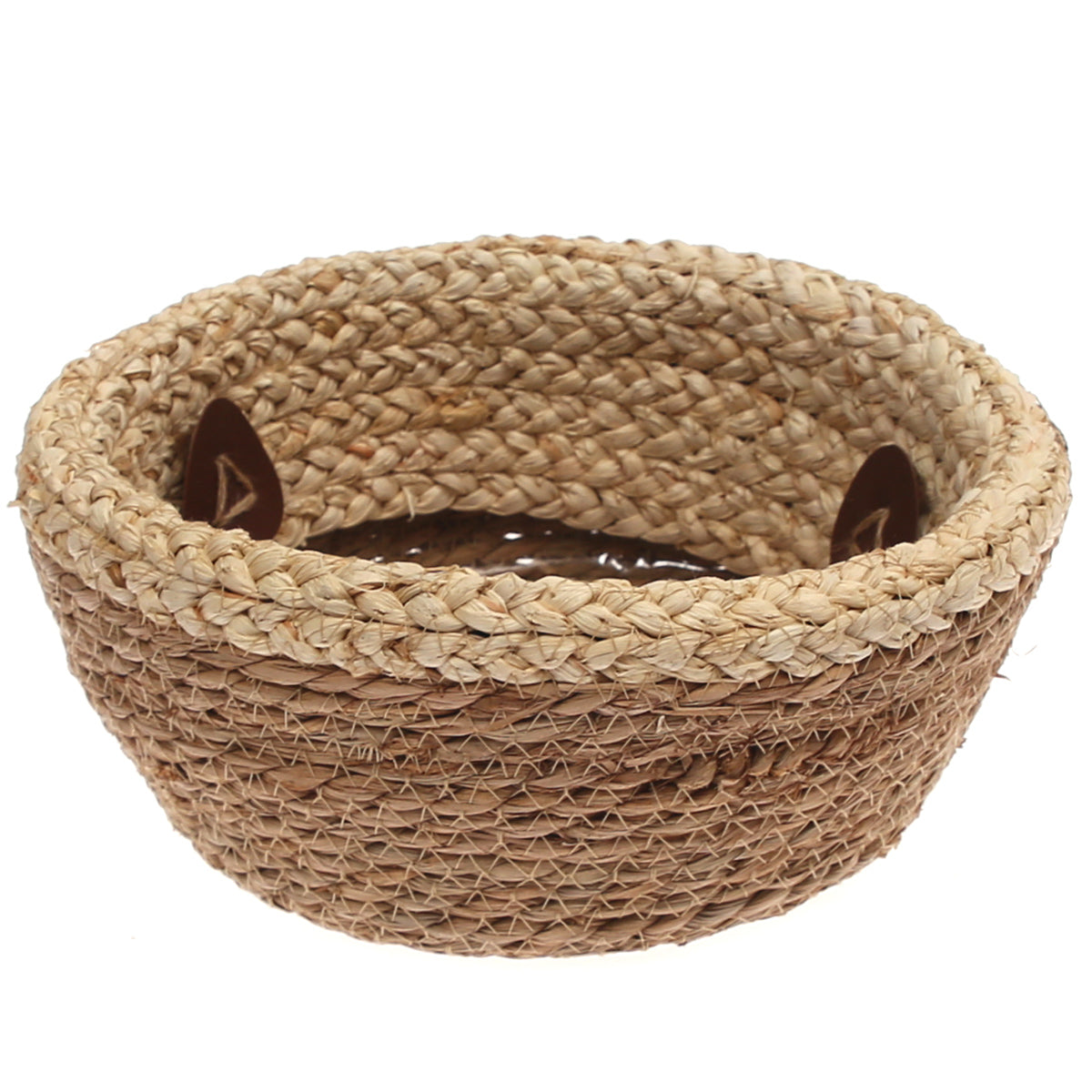 Storage Basket S Beige & White 11 X 11 X 8 Inch CZG-25