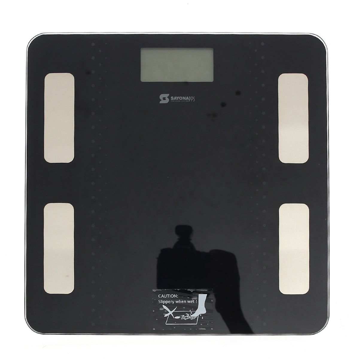 SAYONA SY2330 Digital Bath Scale Ð Precision Body Weight Scale with Sleek Black Glass Design