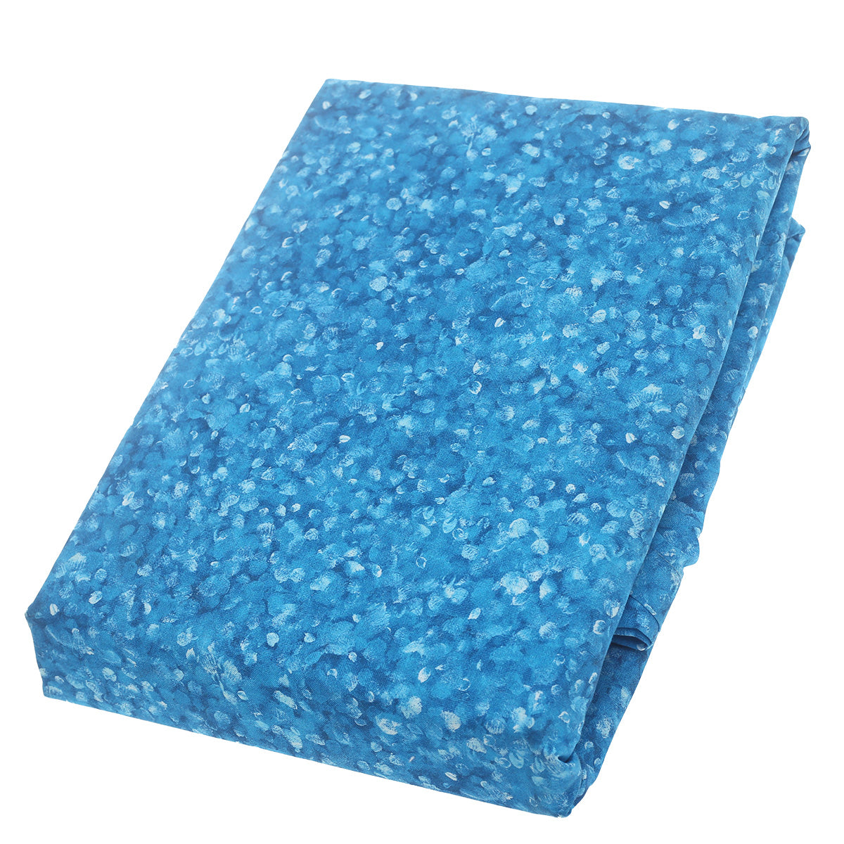 Double Bed Sheet Percale Sky Blue 96X102" Digital Print