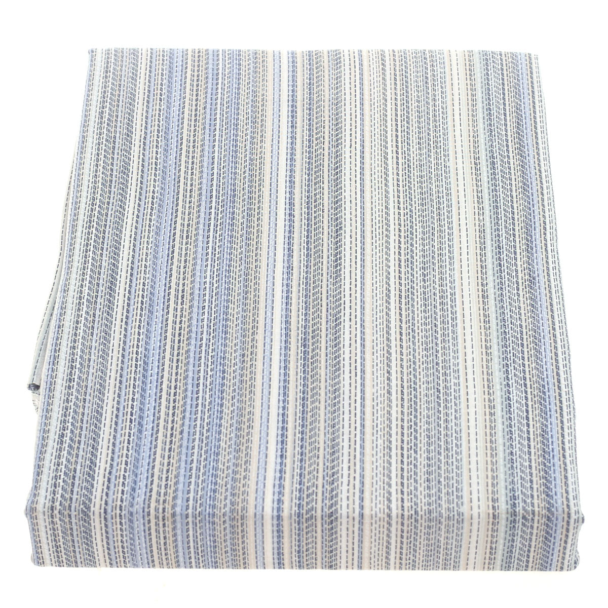 Blue Stripes Single Bed Sheet Ð 68x96" | 100% Cotton Comfort