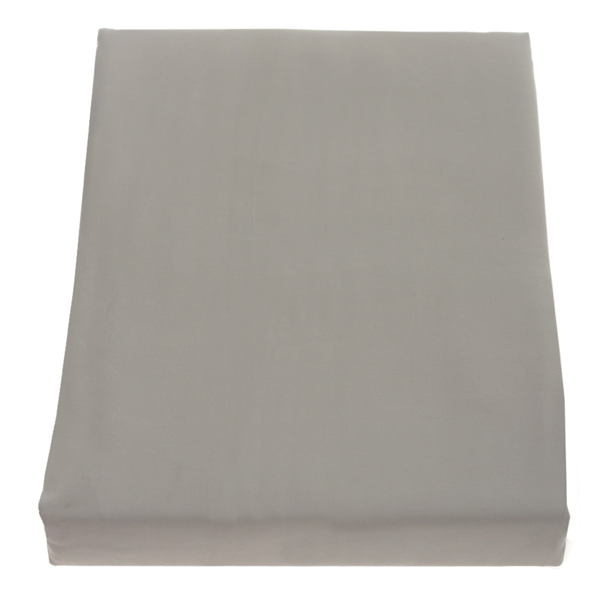 Light Grey Satin Dyed Double Bed Sheet Ð 96x102" | Smooth Satin Finish