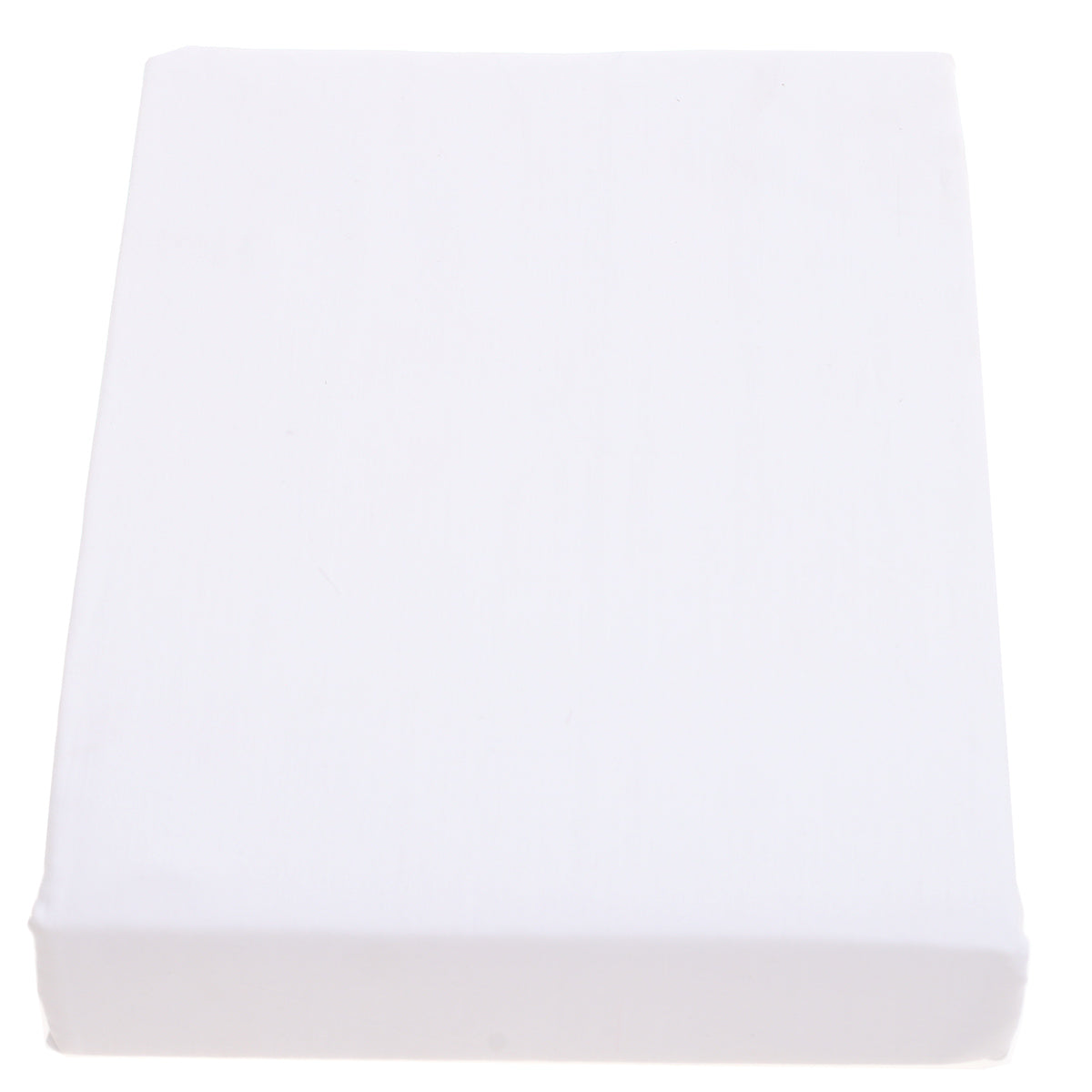 White Double Fitted Sheet Ð 72x78" | Percale Cotton
