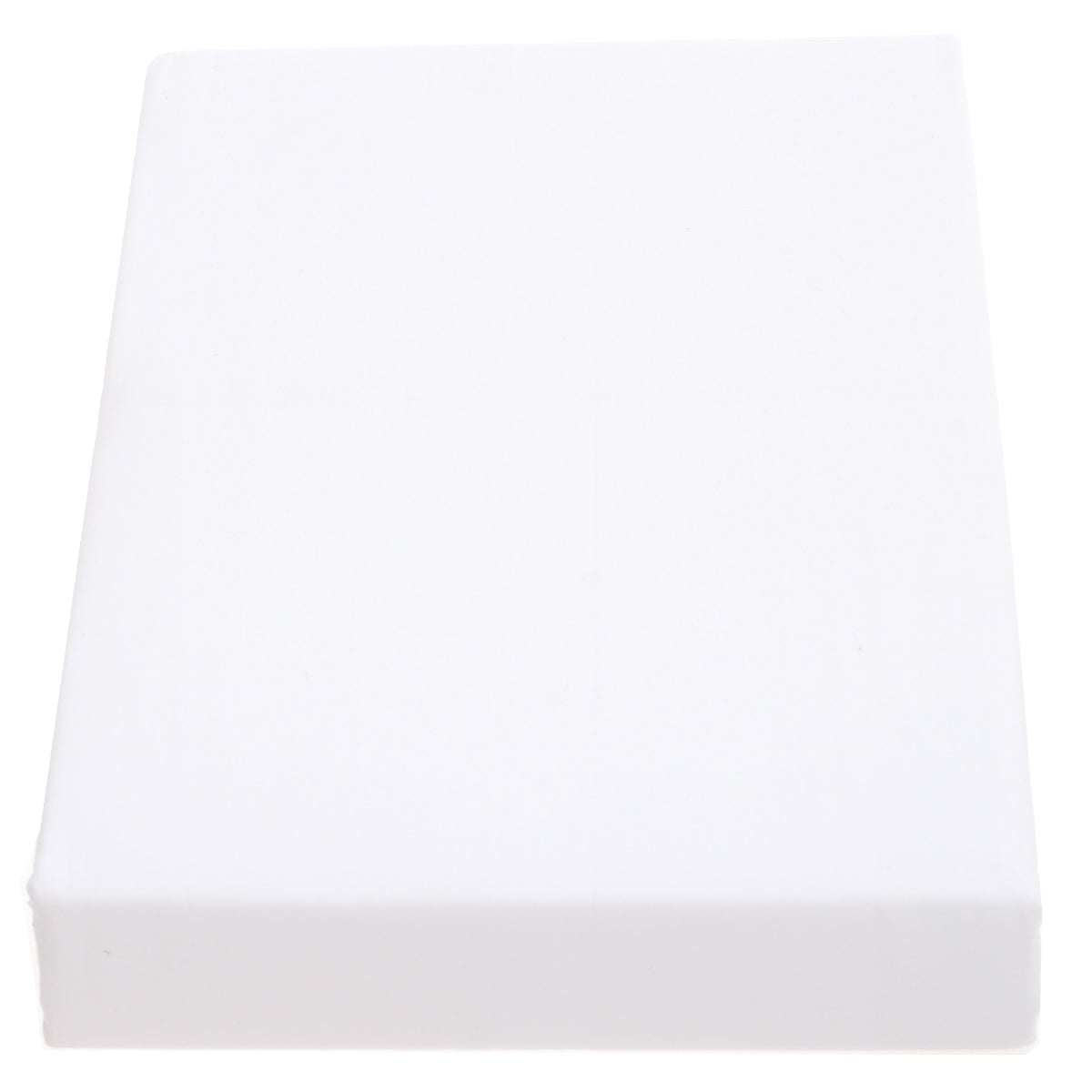 White Dyed Double Bed Sheet Ð 96x102" | Percale Cotton