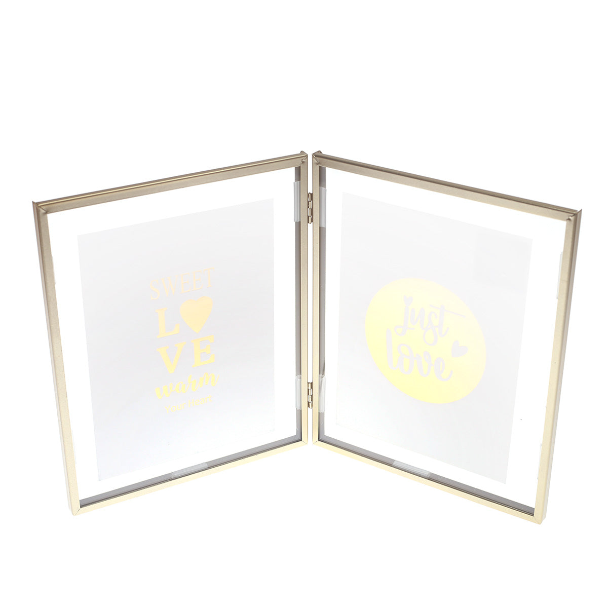 2 In 1 Photo Frame Gold 6 X 8 Inch FHG-08