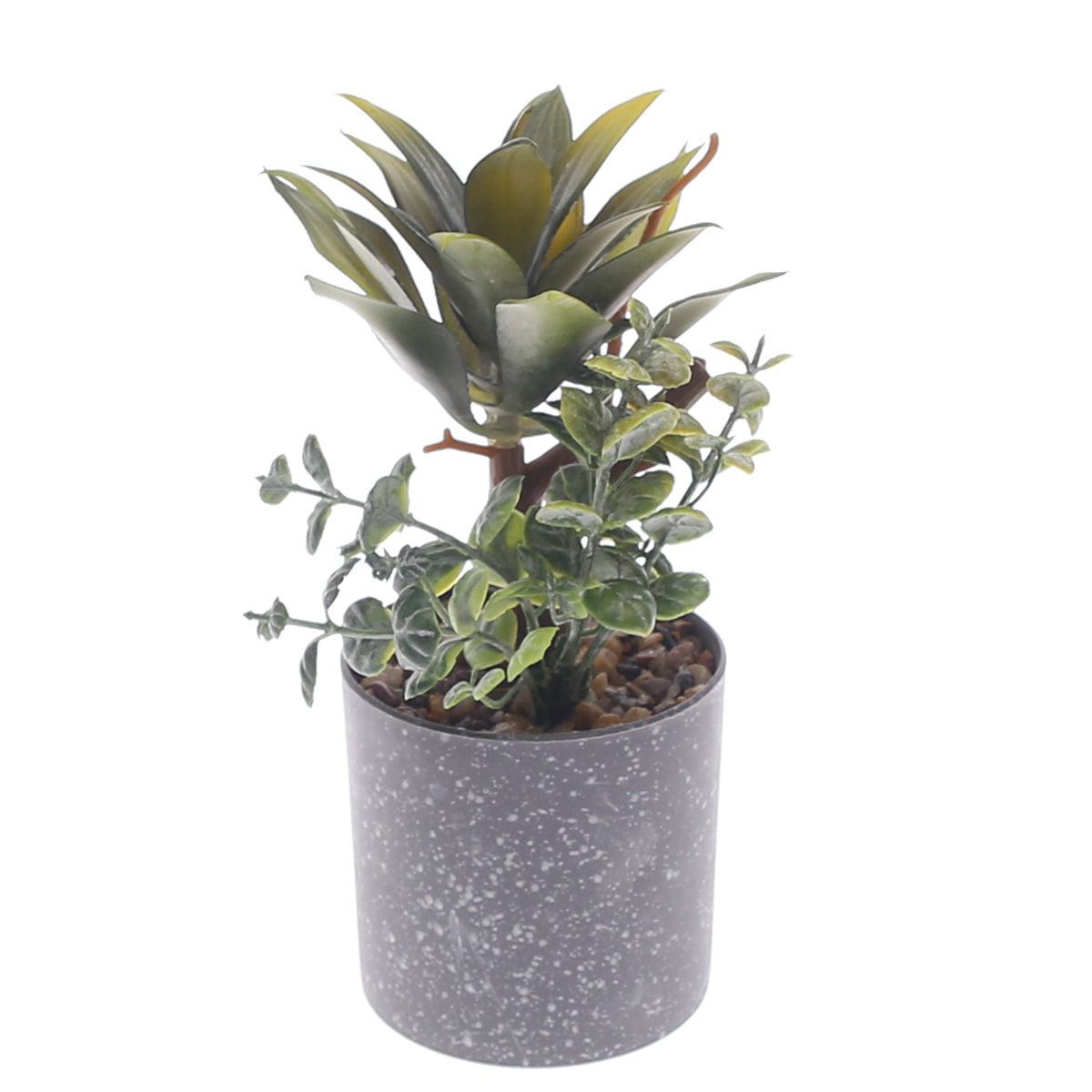 Table Plant D # 3 Green Ð Grey Pot Ð 2473134