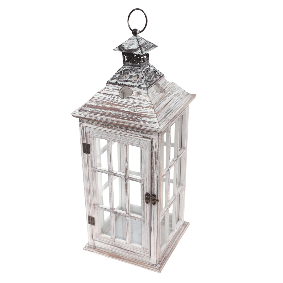 Floor Lantern Natural 8 X 8 X 21 Inch WL-001