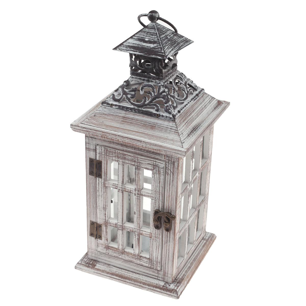 Table Lantern Natural 5 X 6 X 13 Inch WL-001