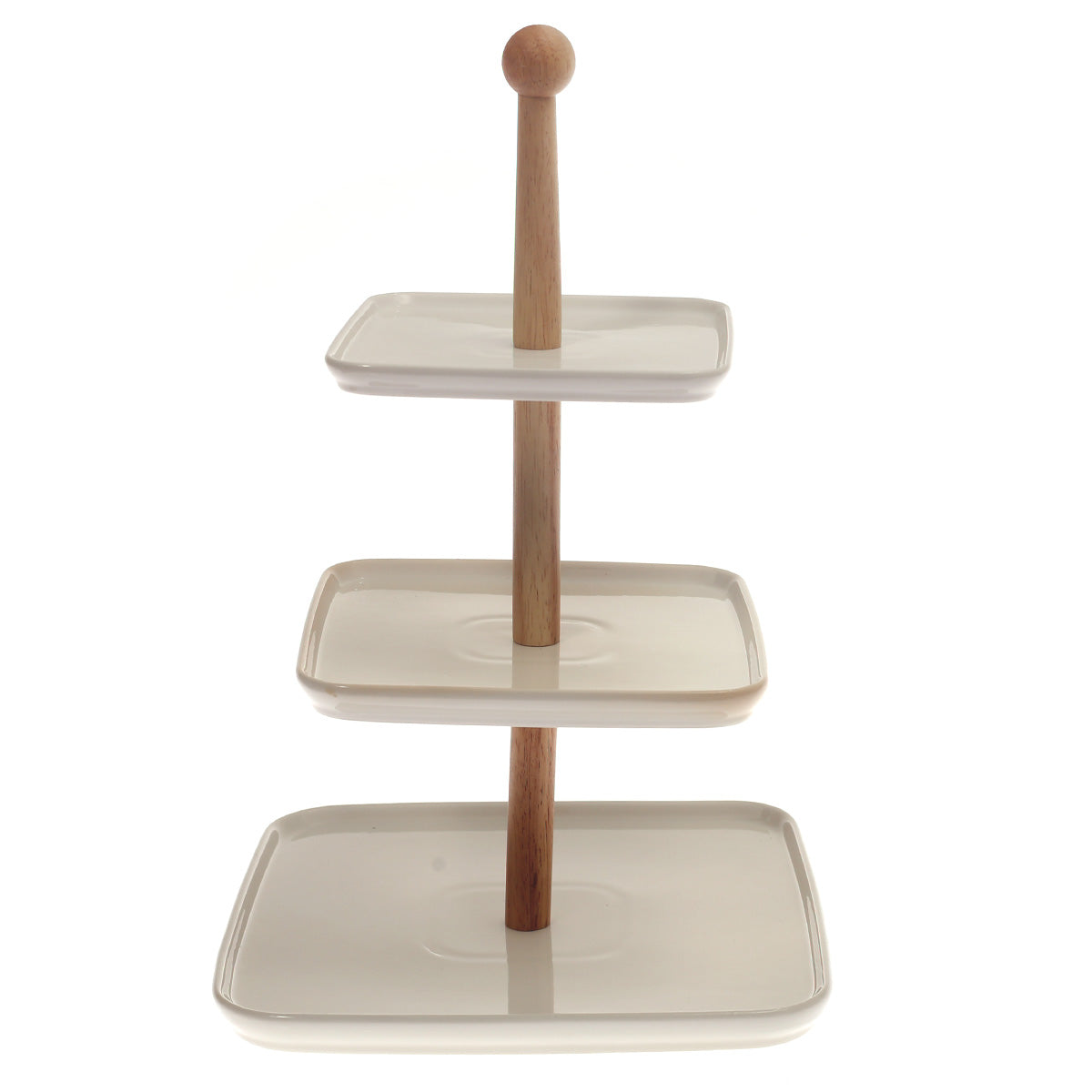 3 Step Pastry Stand White 10 X 10 X 15 Inch Yll-73