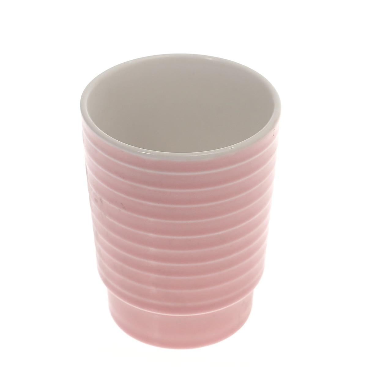 Ceramic Glass Pink 3 X 3 X 4 Inch Yll-70
