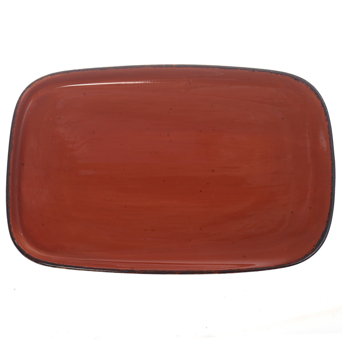 Rectangle Platter Brown 10 X 6.5 Inch Yll-46