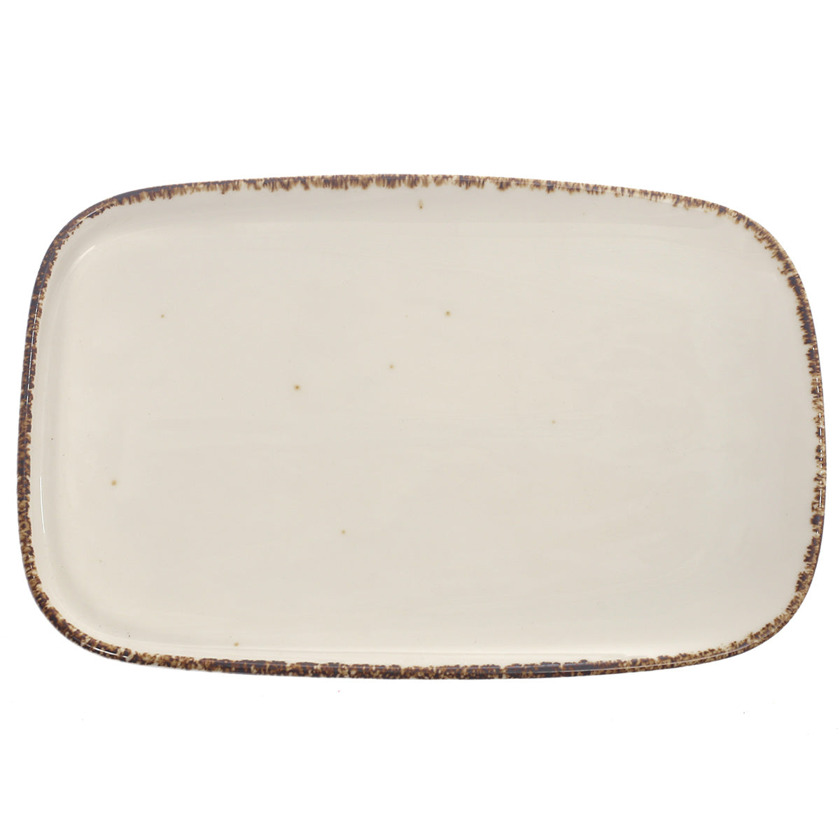 Rectangle Platter White 10 X 6.5 Inch Yll-46