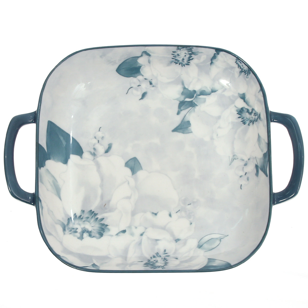 Rectangle Platter Printed Blue 14 X 7 Inch Yll-60