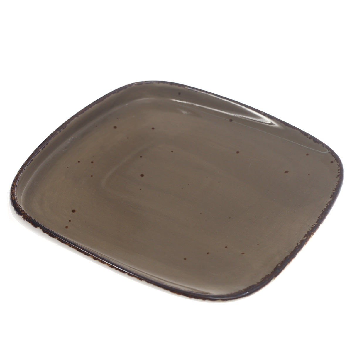 Square Platter Brown 7 X 7 Inch Yll-47
