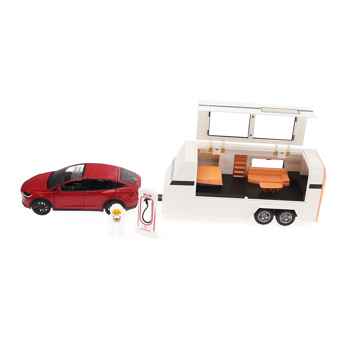 Die Cast Model Car with Light, Sound & Opening Doors