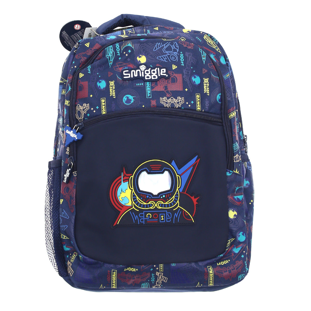 Smiggle Large School Bag Ð Space Hero Edition (Navy Multicolor)