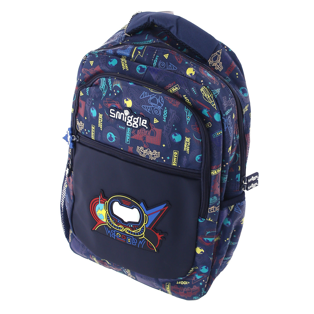 Smiggle Large School Bag Ð Space Hero Edition (Navy Multicolor)