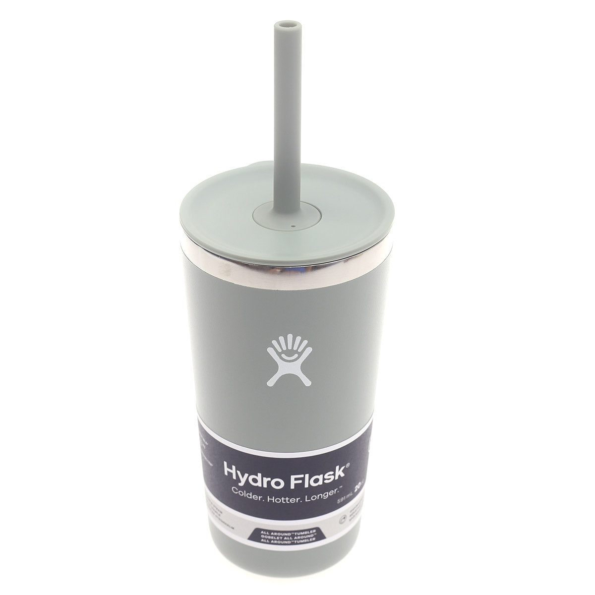 Hydro Flask 20oz All Around Tumbler Ð Agave | Insulated Stainless Steel Tumbler with Press-In Lid & Straw