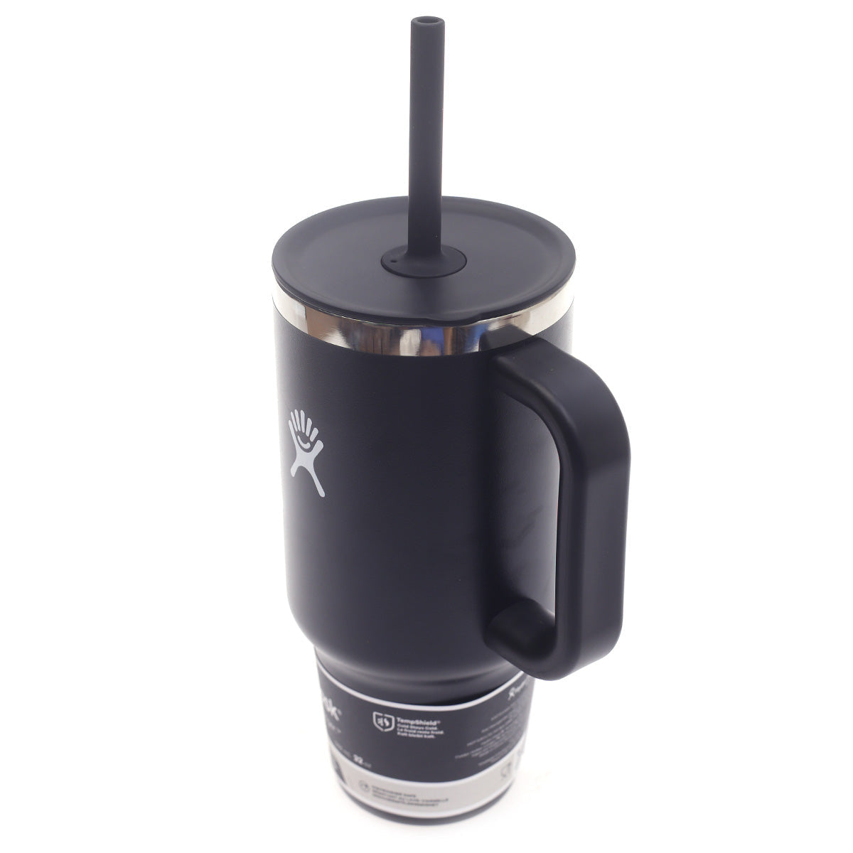 Hydro Flask 32oz All Around Travel Tumbler Ð Black | Large Insulated Mug with Handle & Straw Lid