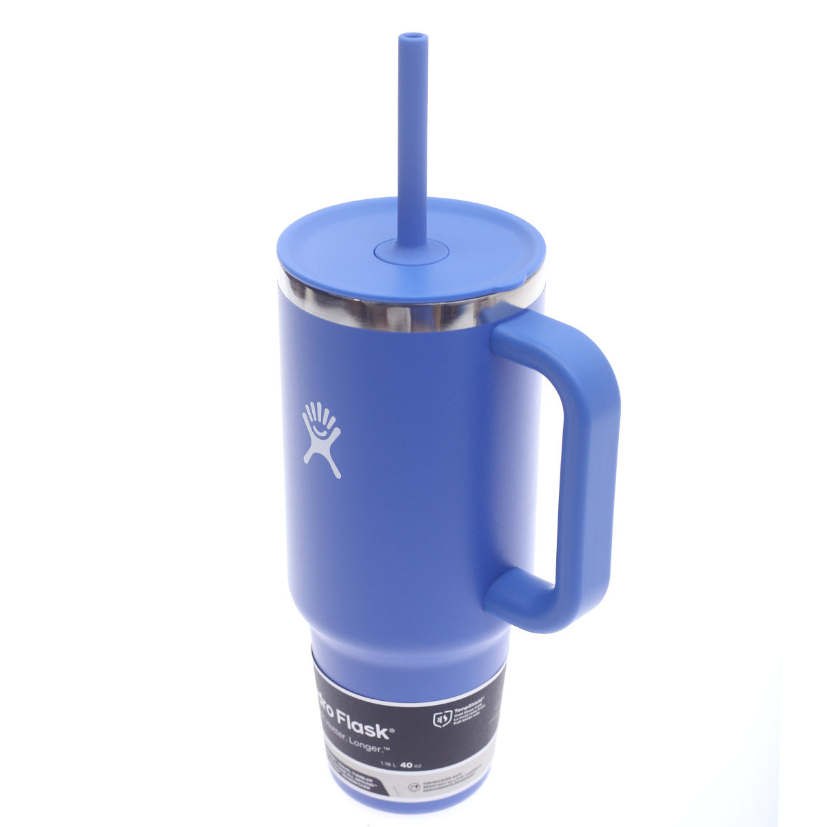 Hydro Flask 40oz All Around Travel Tumbler Ð Cascade | Large Insulated Tumbler with Handle & Straw Lid