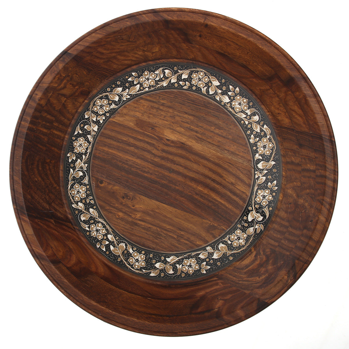 Handcrafted Wooden Dish Ð 18" x 2.5"