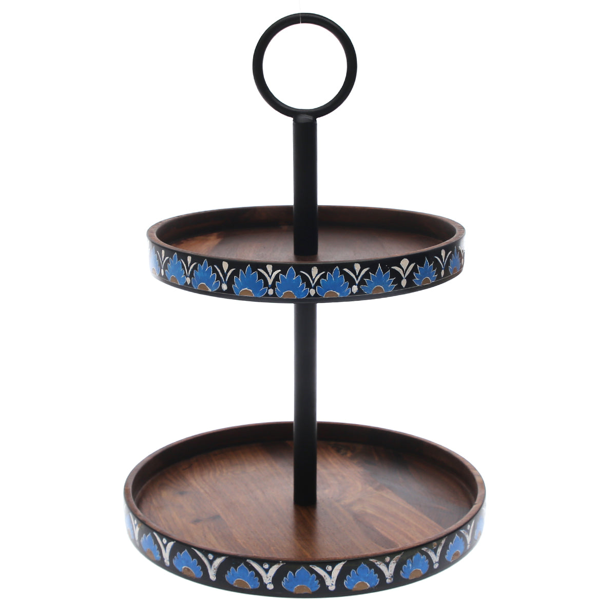 Handcrafted Wooden Pastry Stand Ð 2 Tier (12" x 16")