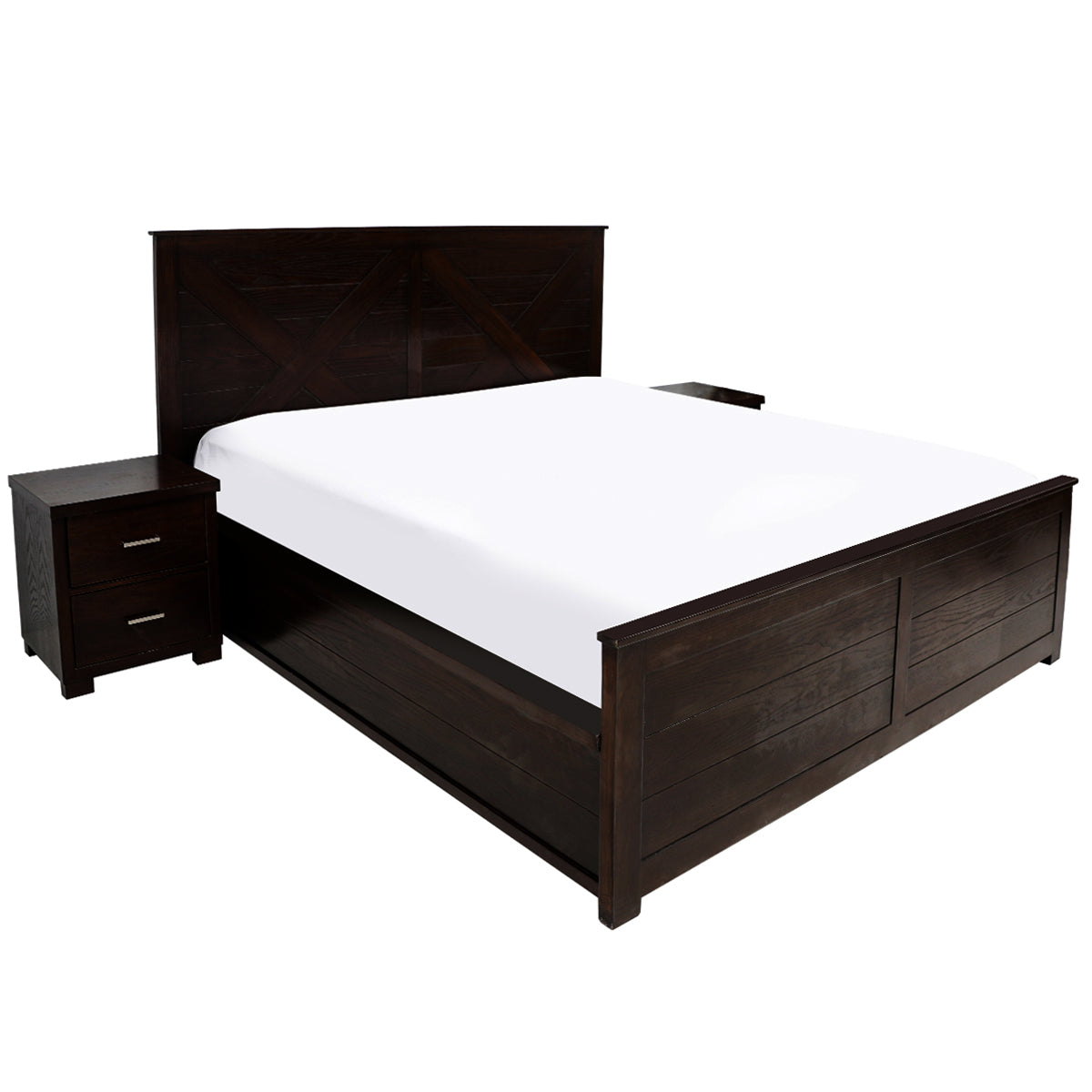 Hendrick Bed with side tables