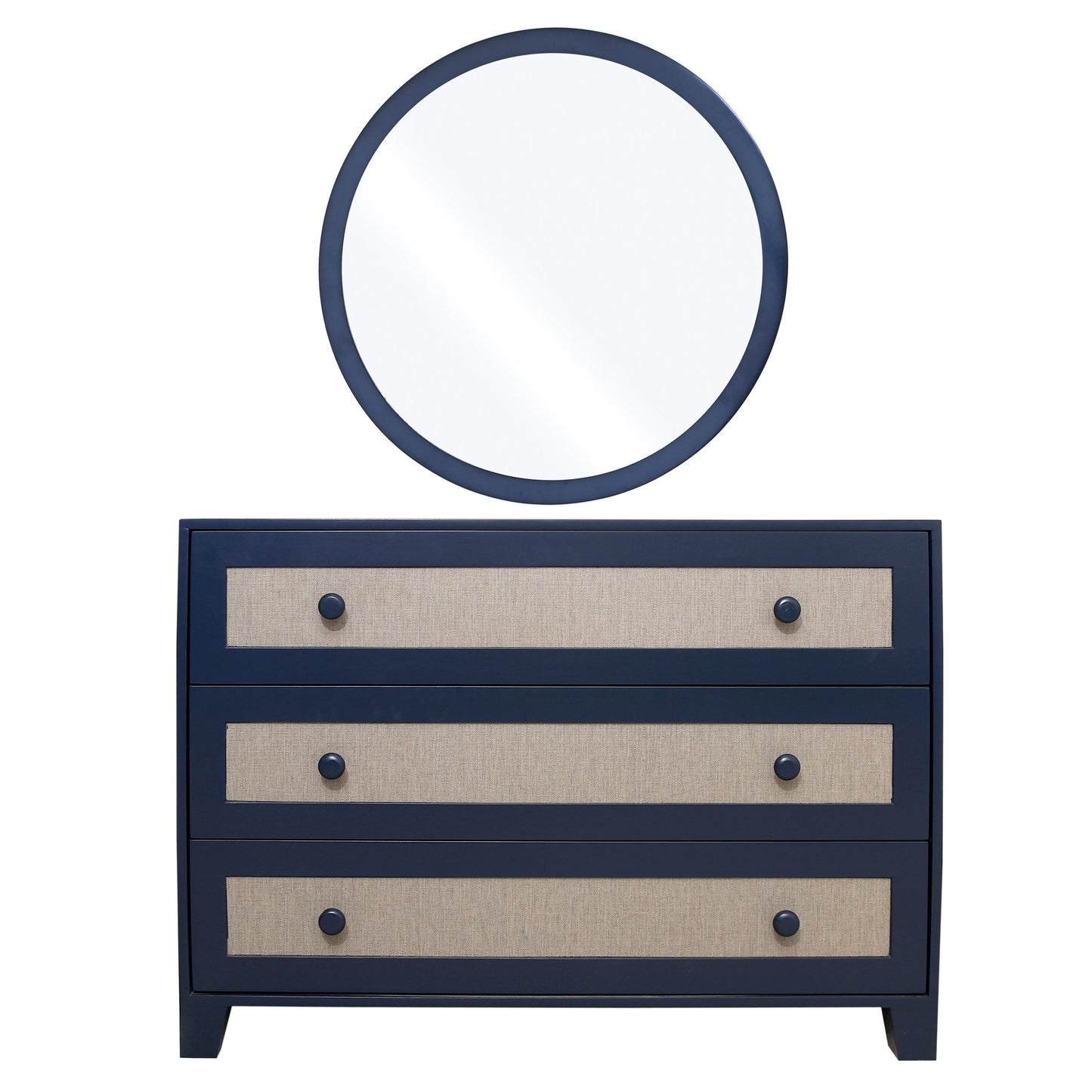 Lancaster Bedroom Set Ð Bed, Dresser & Wardrobe Ð Elegant Dual-Tone Finish