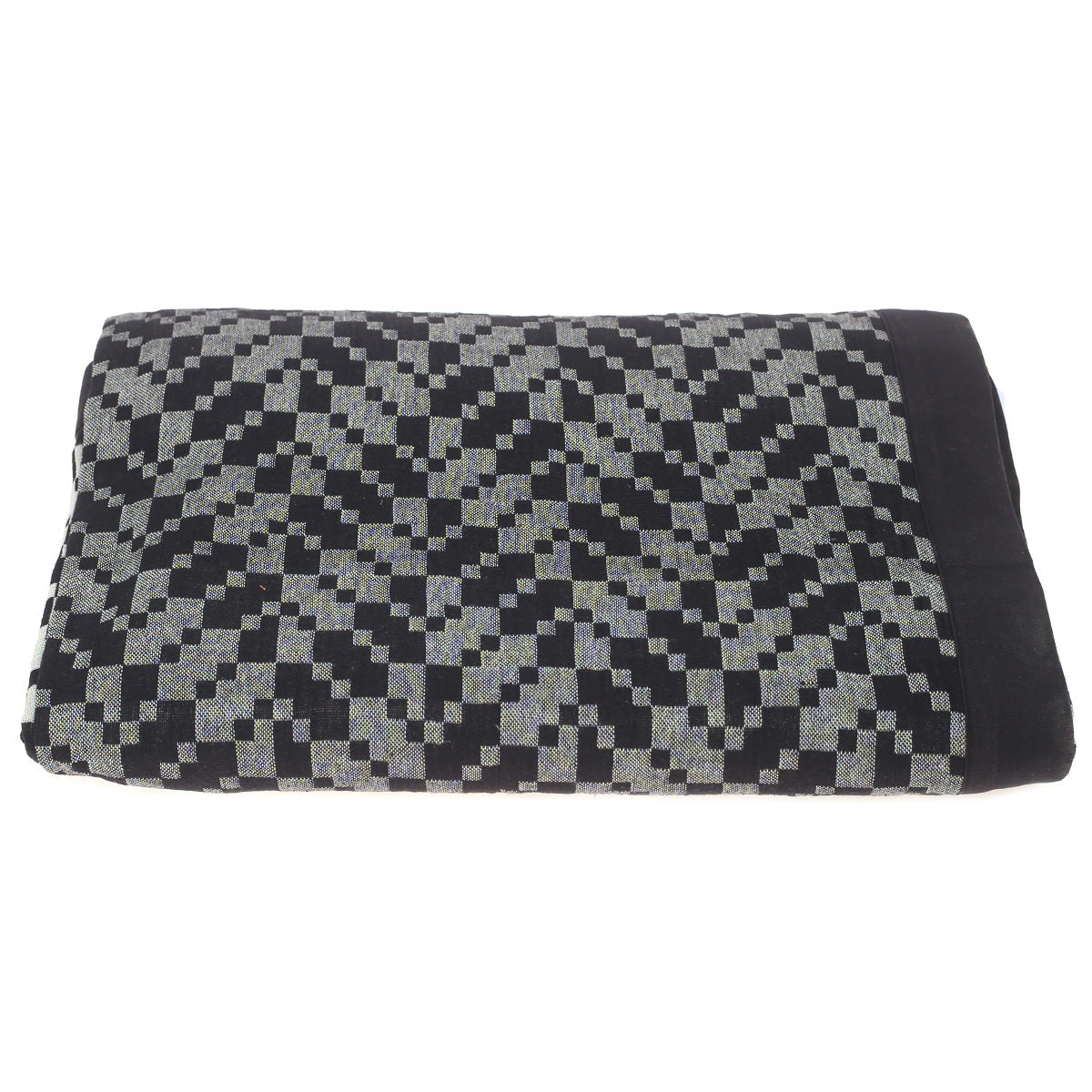 Black Lris Double Bed Cover 94x102