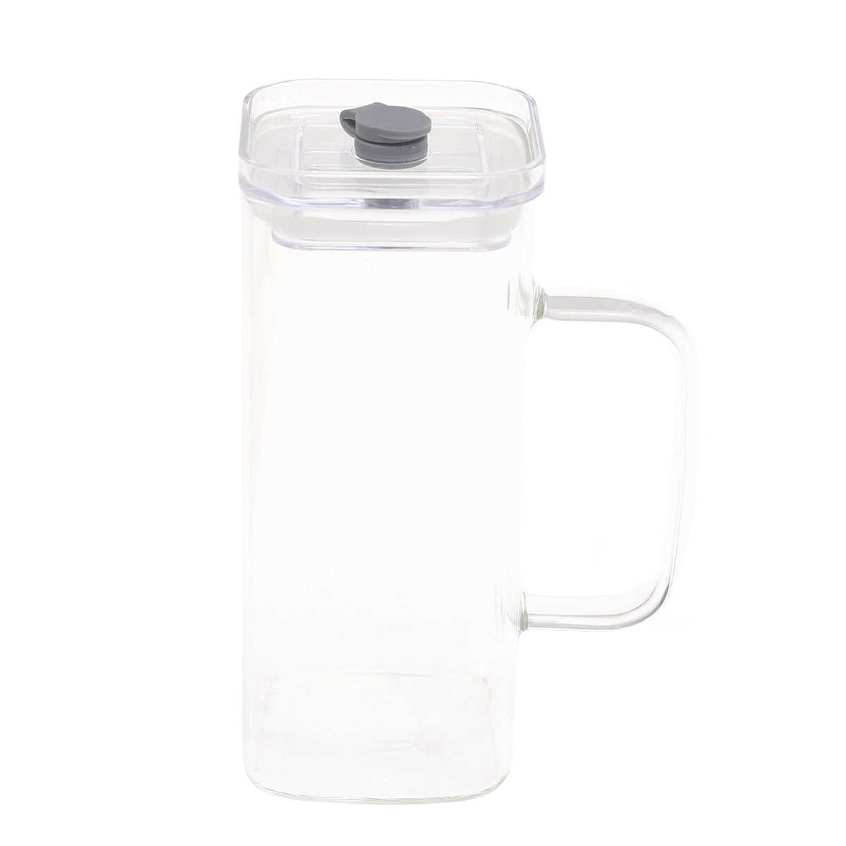 Square Straw Mug Ð With Plastic Lid