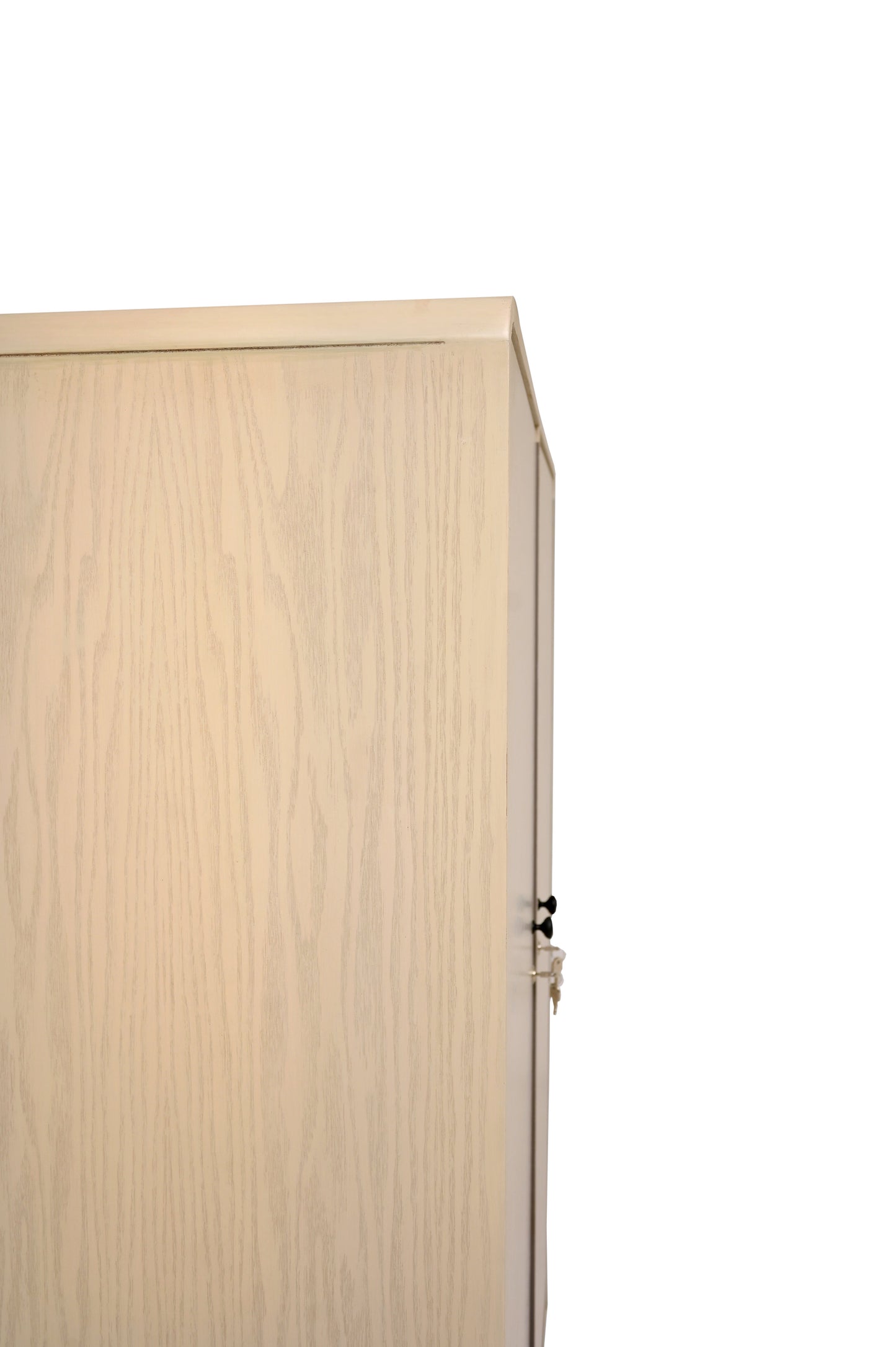 Harold 2-Door Wardrobe Ð Solid Wood with Cane Detailing