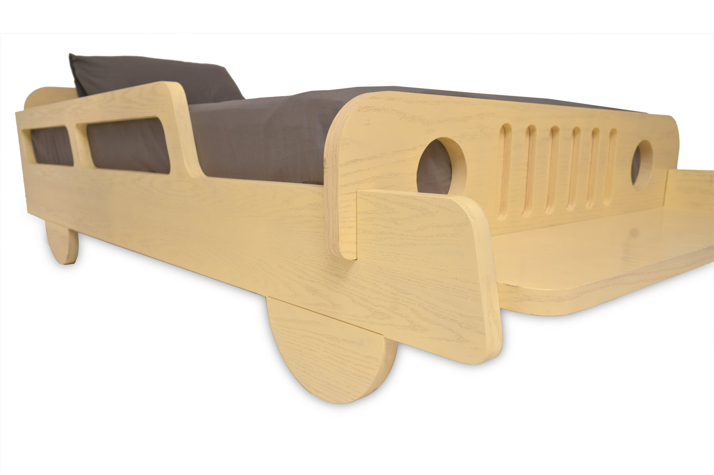 Wooden Cart Bed Ð Single Size Kids Bed with Playful Cart Design