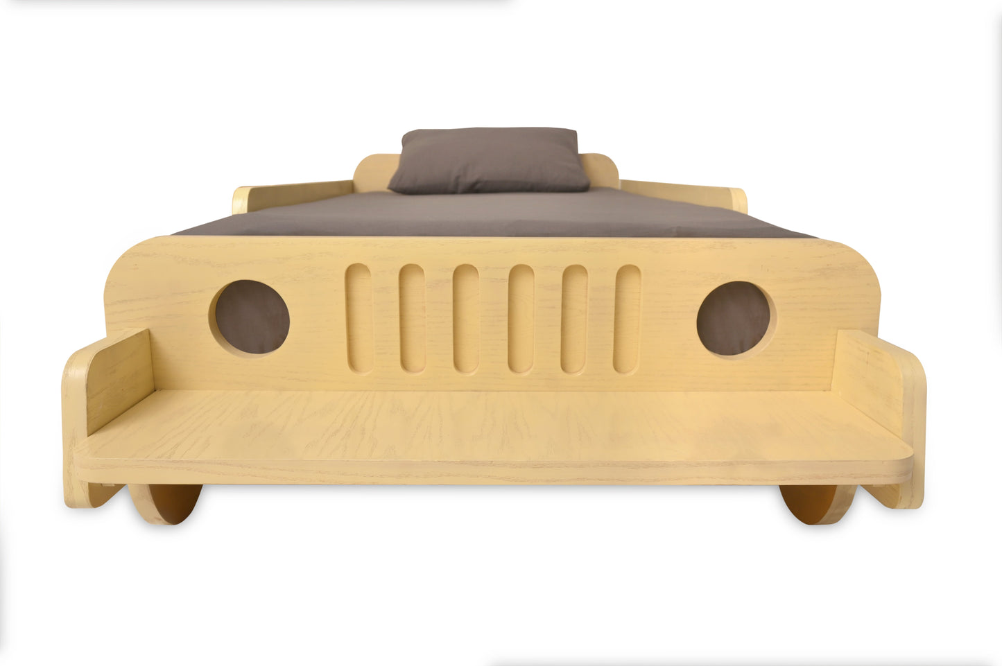 Wooden Cart Bed Ð Single Size Kids Bed with Playful Cart Design