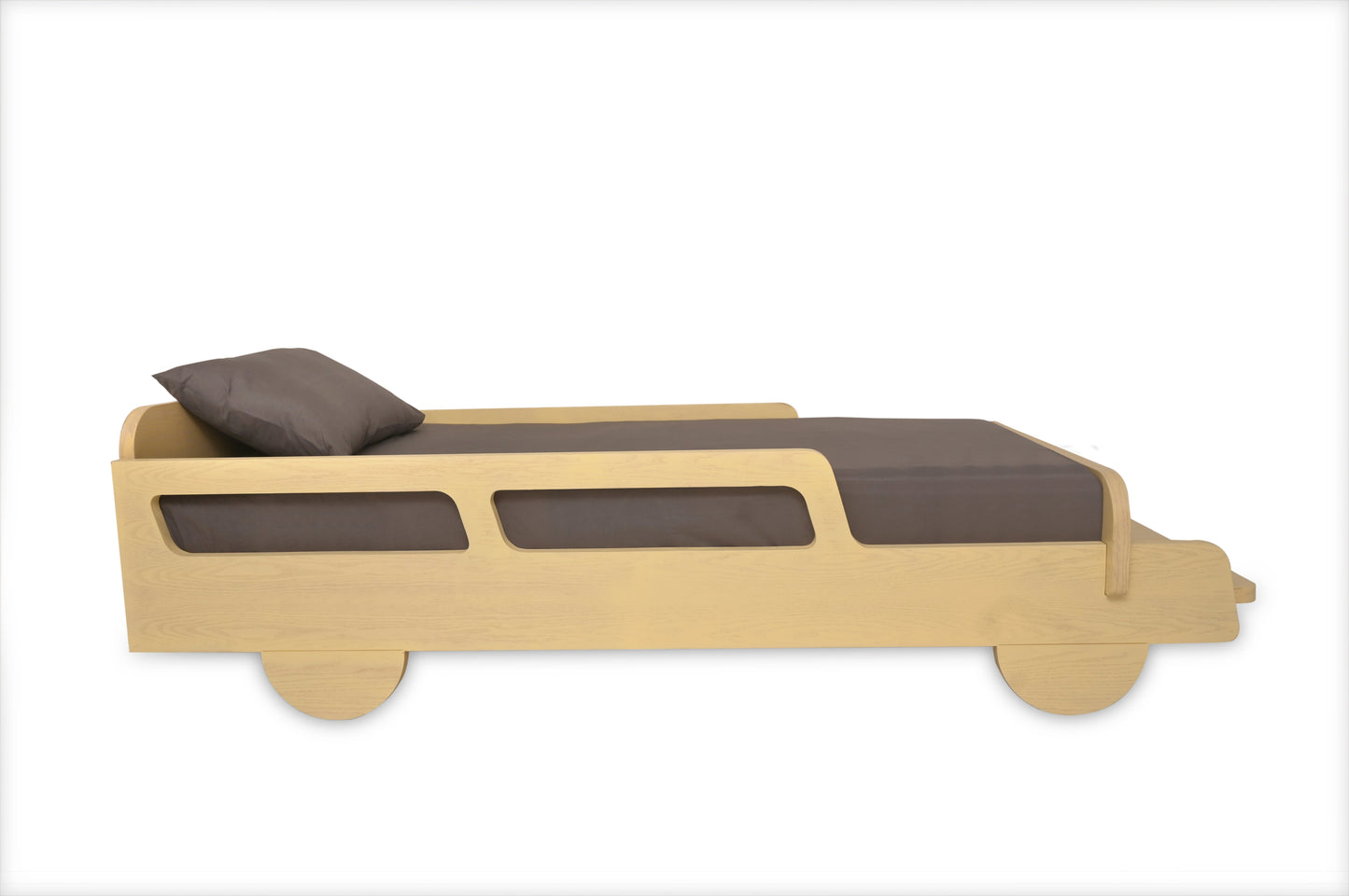 Wooden Cart Bed Ð Single Size Kids Bed with Playful Cart Design