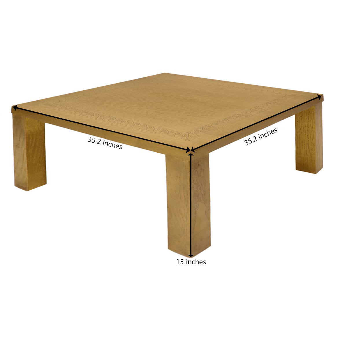 Honey Comb Coffee Table - Gold