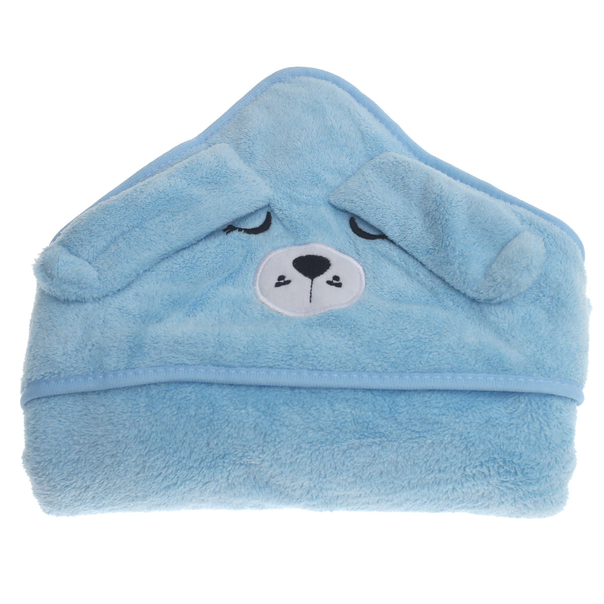 Kids Hooded Bath Towel Ð Soft & Absorbent Animal Face Wrap