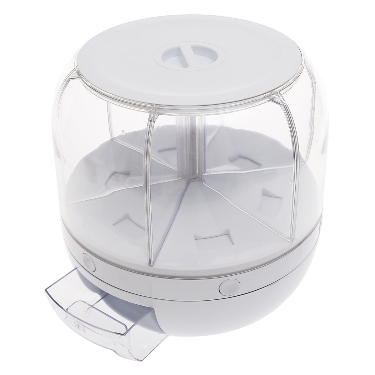 Rotating Rice Dispenser Ð 5kg Capacity Grain Storage Container