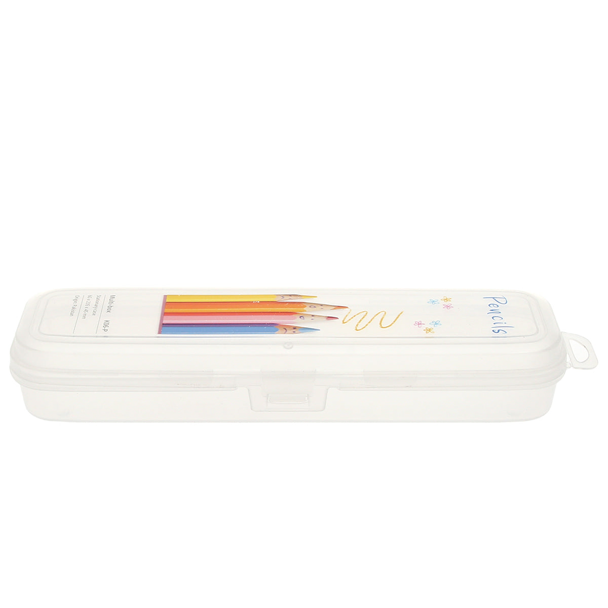 Multi Pencil Box Ð Transparent Stationery Organizer for School, Office & Art Supplies