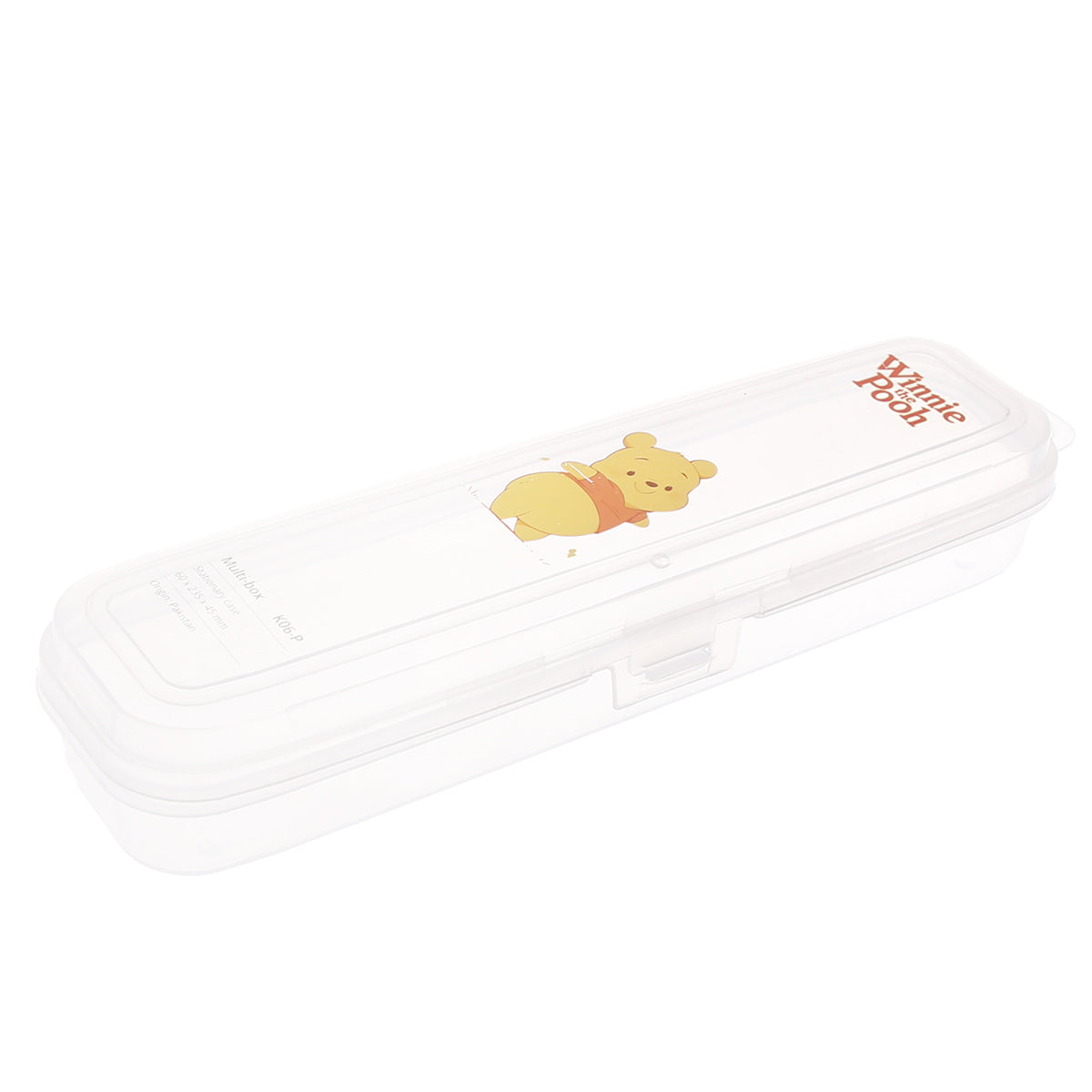 Winnie?Pooh Multi?Box Ð Transparent Stationery Storage Case for Kids & School Supplies
