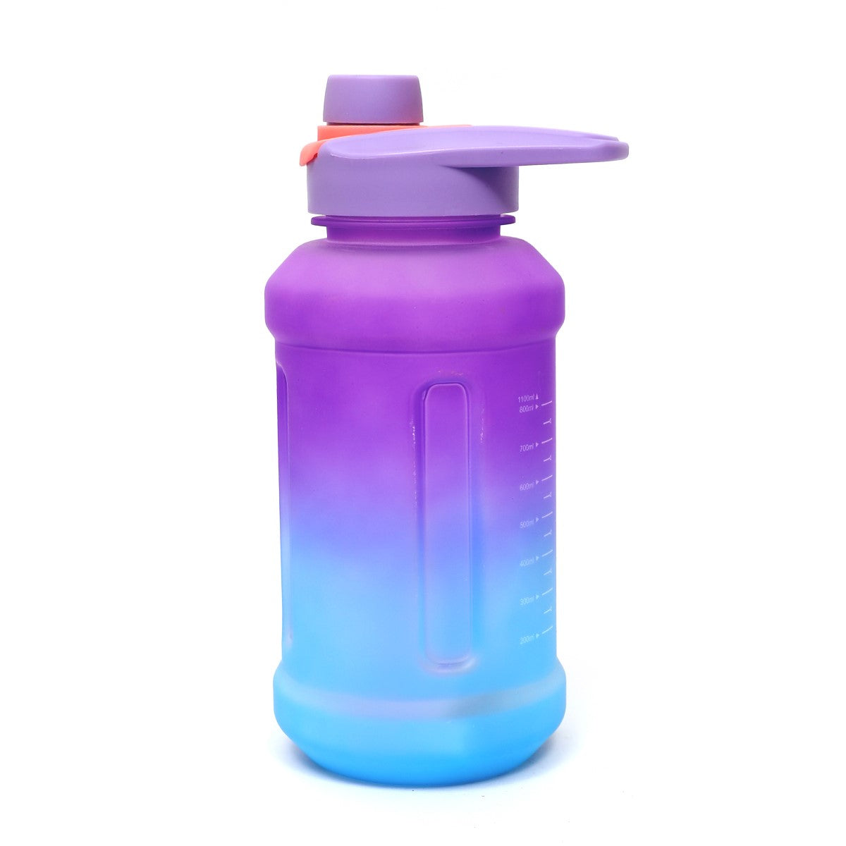 Spring Bottle W/ Straw Blue