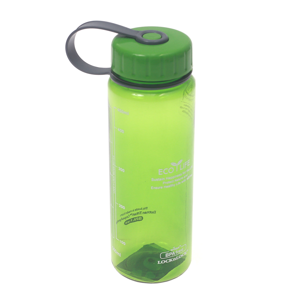 ECO WATER BOTTLE 500ML GREEN LLABF613G SB