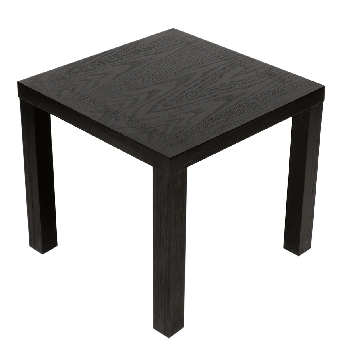 Honey Comb Black Side Table