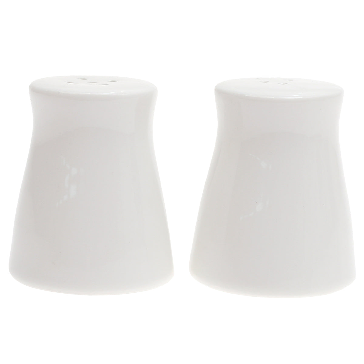 Salt & Pepper Shaker Set Ð Symphony White Ceramic (2 Pcs)