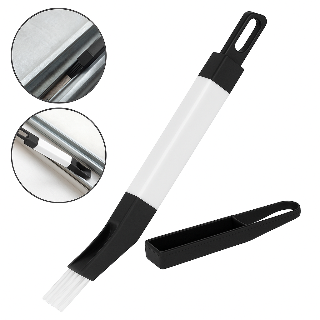 Window Cleaning Brush Ð 2-in-1 Scrubber & Dust Remover
