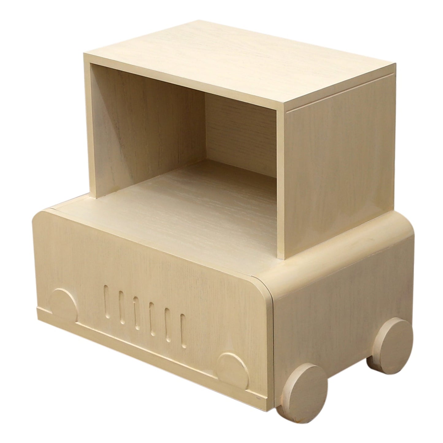 Wooden Cart Side Table