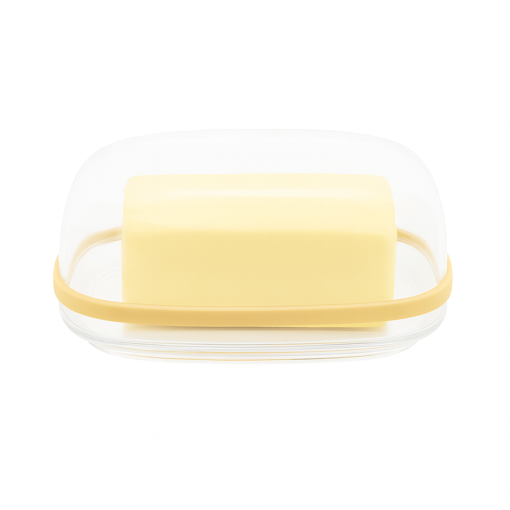 Transparent Butter Dish with Lid Ð BPA?Free Kitchen Storage for Butter & Cheese
