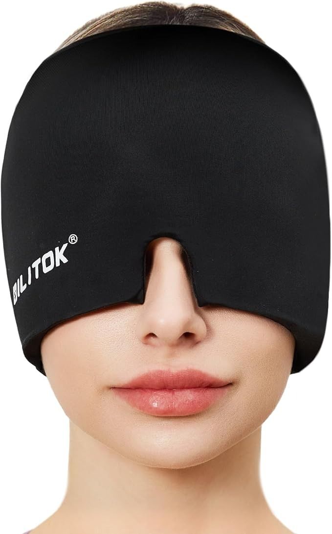 Migraine Relief Gel Cap – Hot & Cold Therapy for Headaches, Sinus & Eye Puffiness