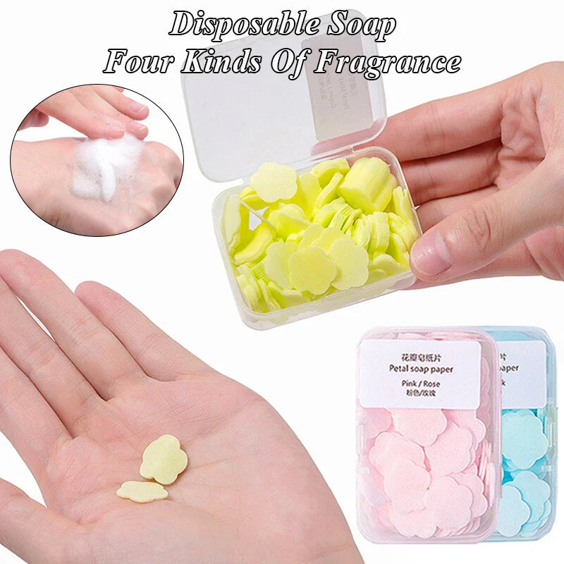 Travel Soap Paper Ð Compact & Convenient Hygiene (ASSORTED)