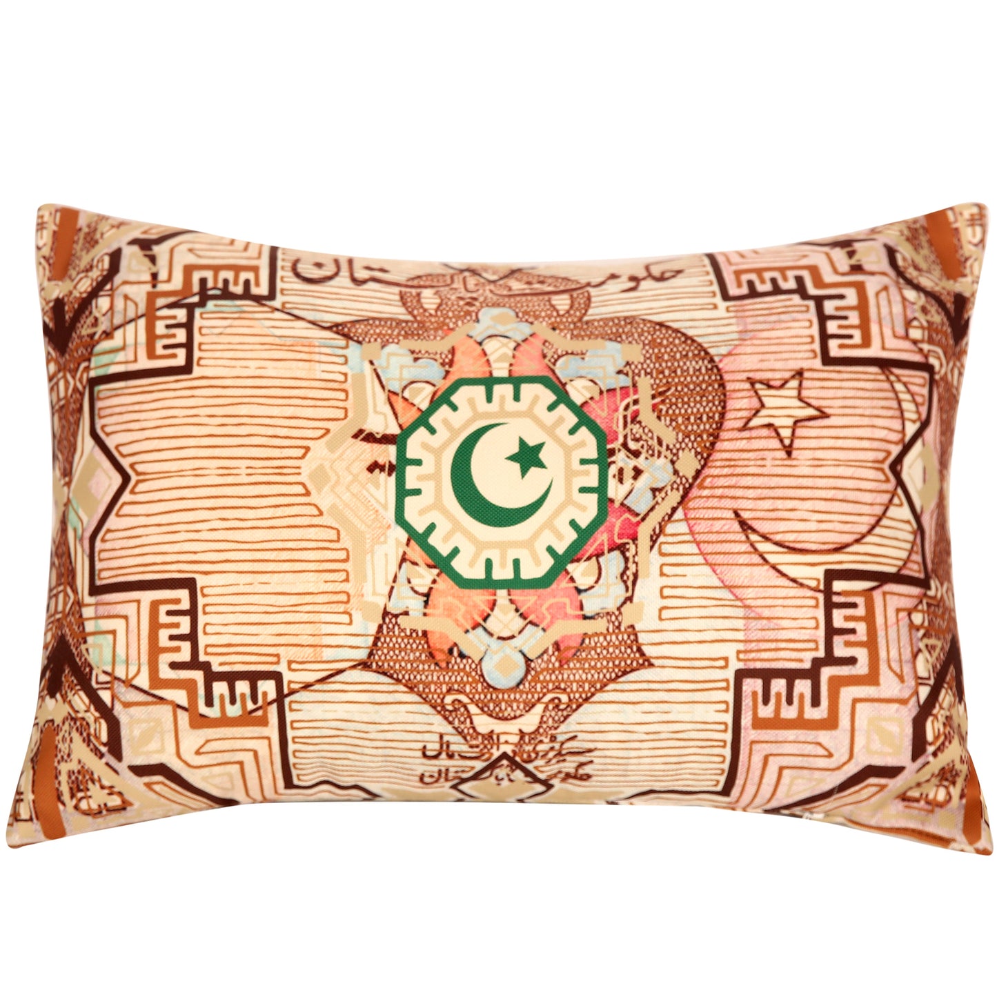 Rich Gold Cushion Cover Ð Digital Print Decorative Pillow Case (12 x 28 Inches)