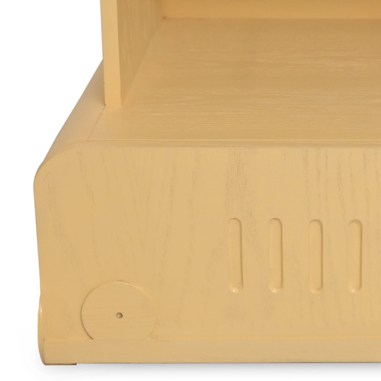 Wooden Cart Side Table Ð KidsÕ Bedside Table with Toy-Like Design